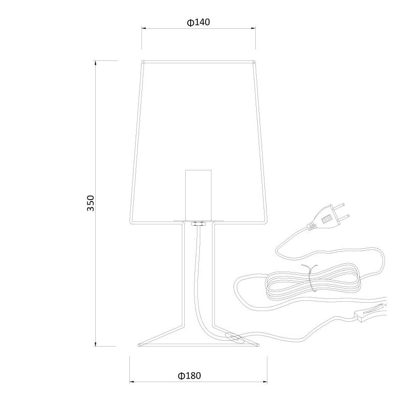 Настольная лампа Lucide Louis 78575/35/31