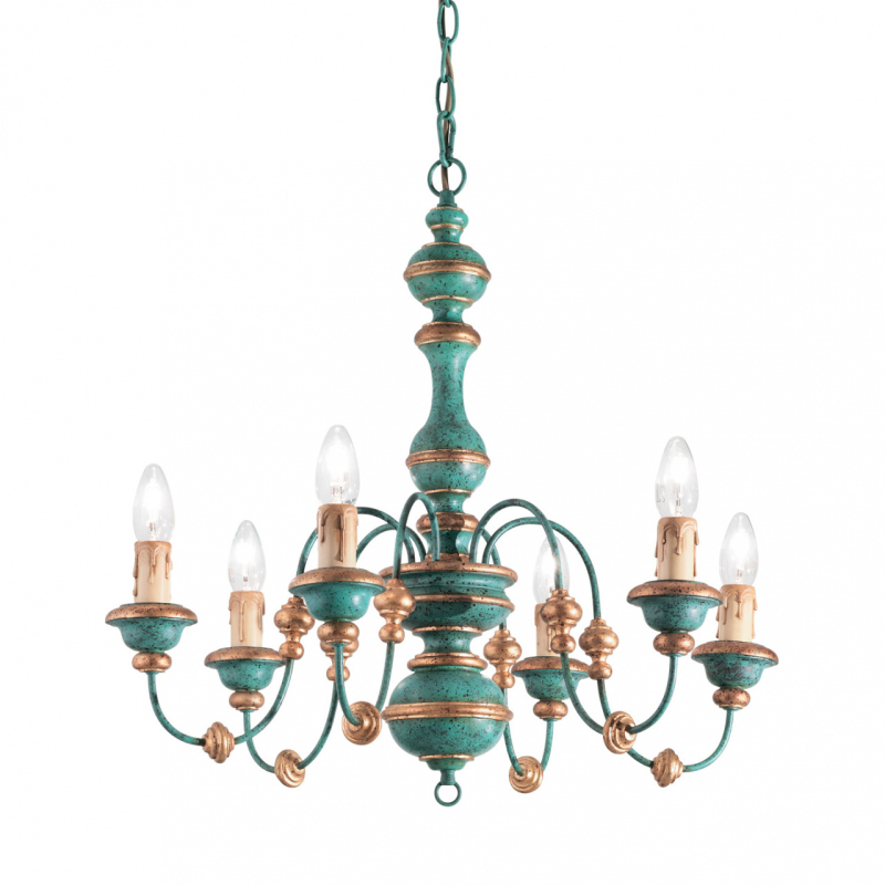 Подвесная люстра Ideal Lux Pisa SP6 093550