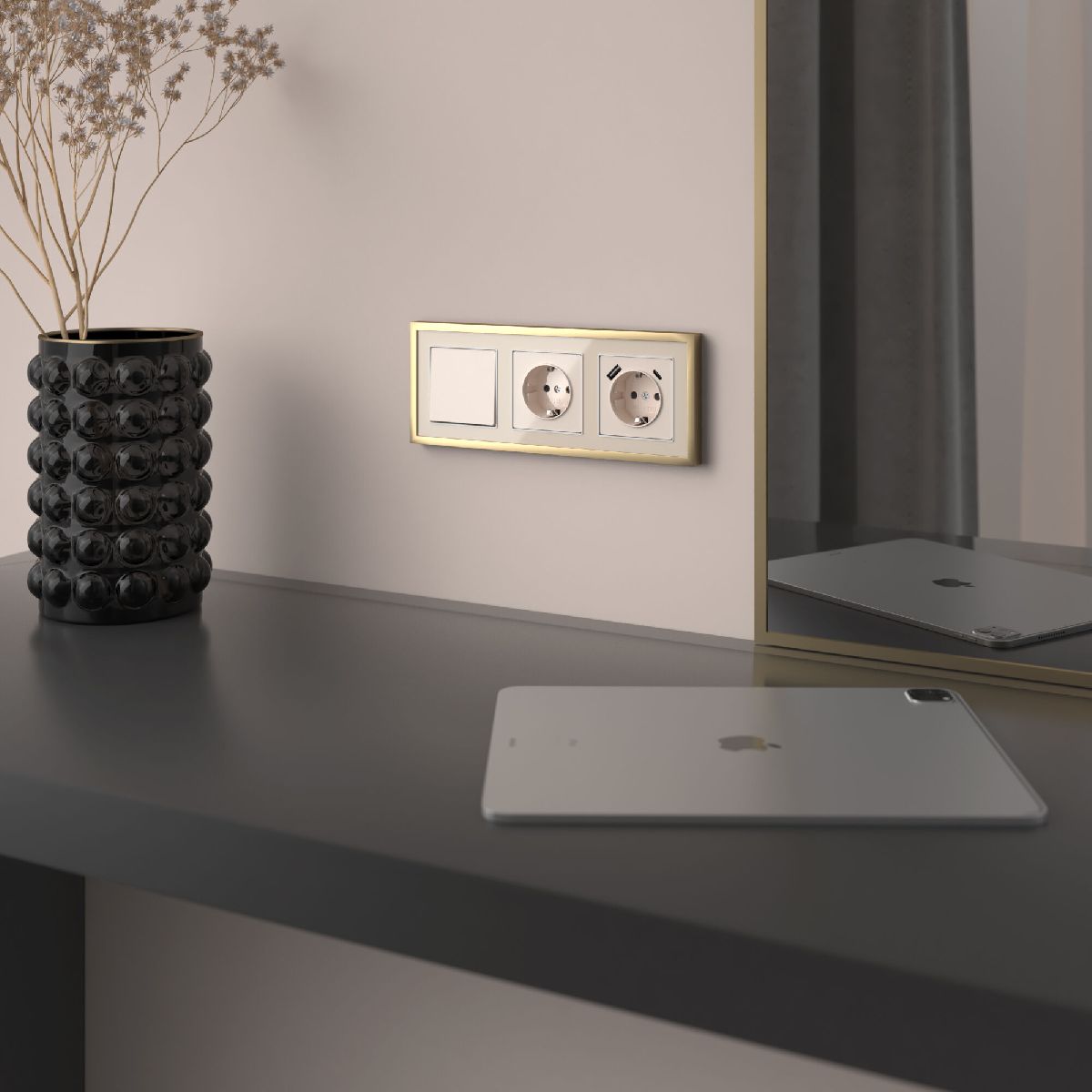 Выключатель одноклавишный Werkel 4690389196980 W1110043 a064052