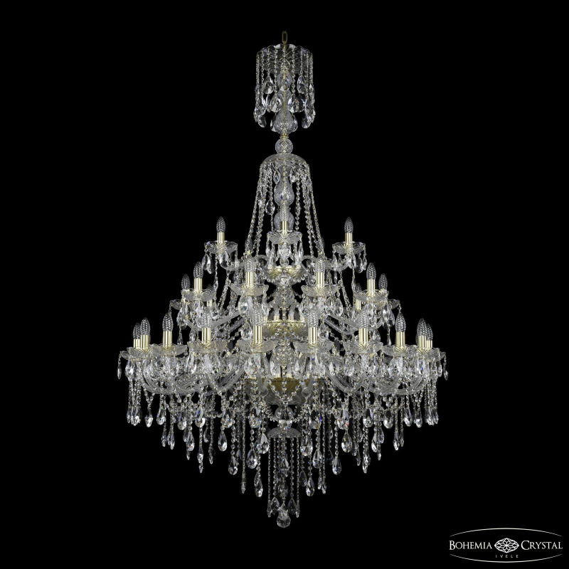 Подвесная люстра Bohemia Ivele Crystal 1415/20+10+5/400/XL-180/3d G