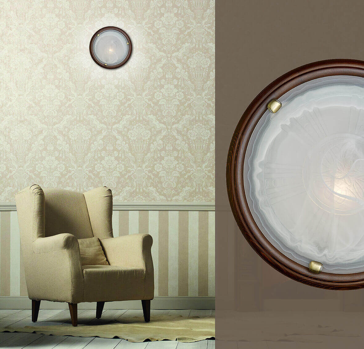 Потолочный светильник Sonex Lufe Wood 136/K