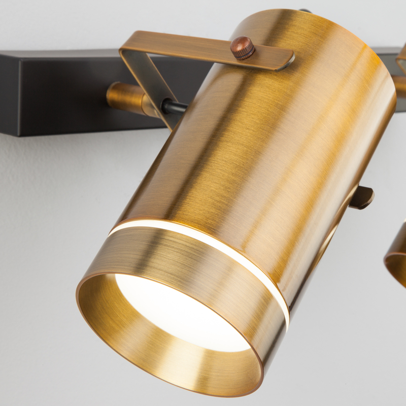 Настенный светодиодный светильник Eurosvet Bronze 20063/2 античная бронза