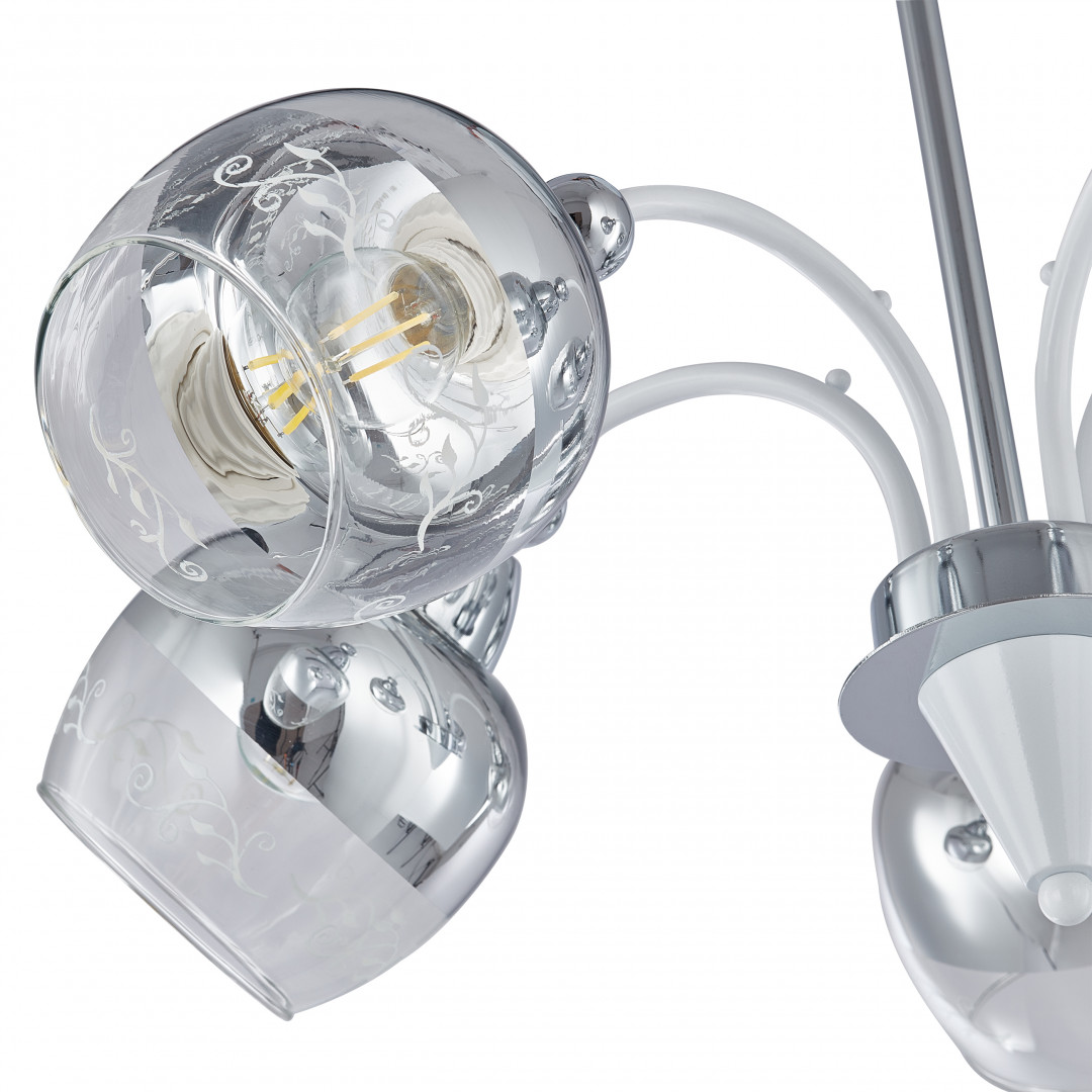 Люстра на штанге Arte Milano Napoli 326008/5A WH+CR