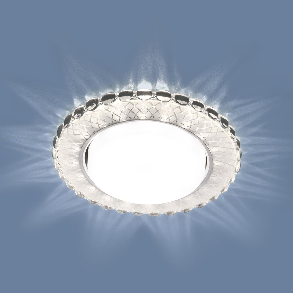 Встраиваемый светильник Elektrostandard 3034 GX53 SL/WH зеркальный/белый 4690389148972