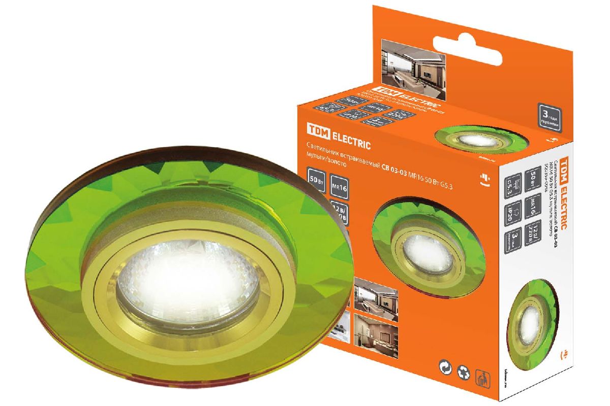 Встраиваемый светильник TDM Electric СВ 03-03 SQ0359-0048