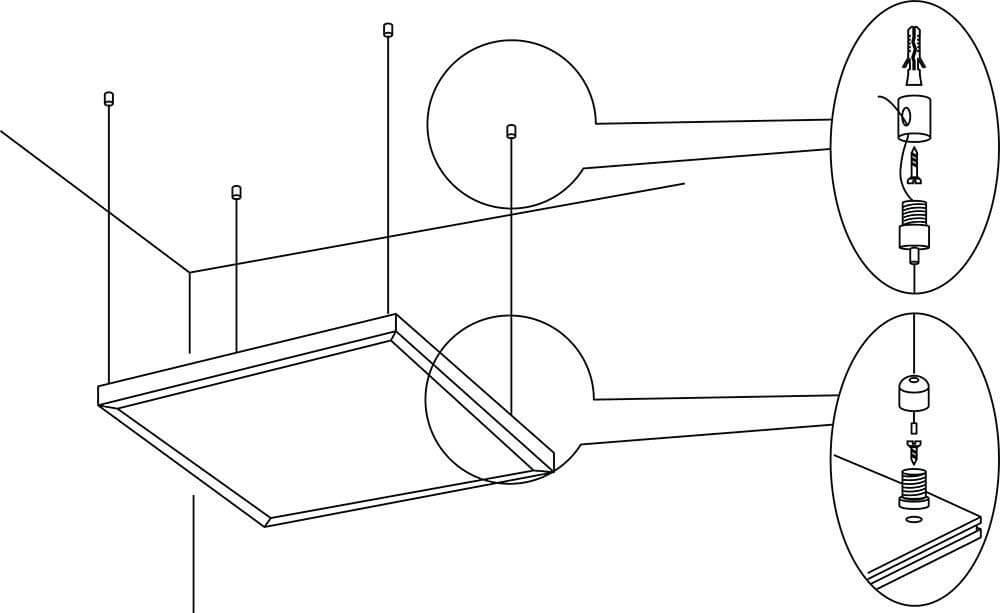 Подвесной комплект SLV Tec Kalu 1001435
