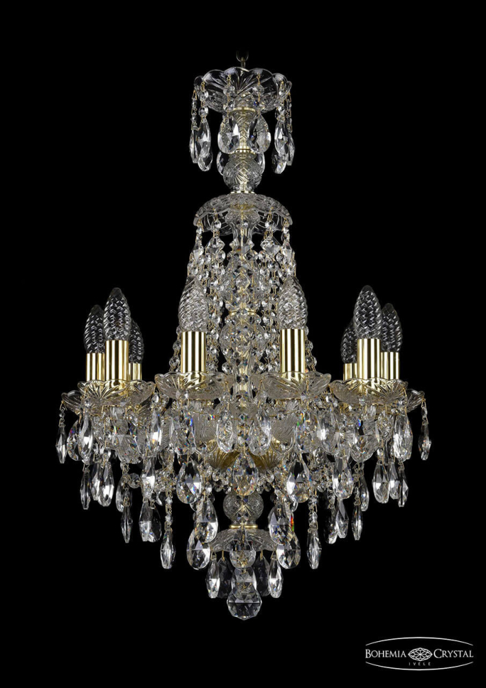 Подвесная люстра Bohemia Ivele 1415/10/141/XL-66/G