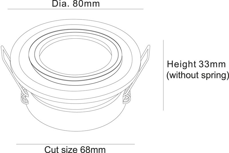 Встраиваемый светильник Deko-Light Mizar 110011