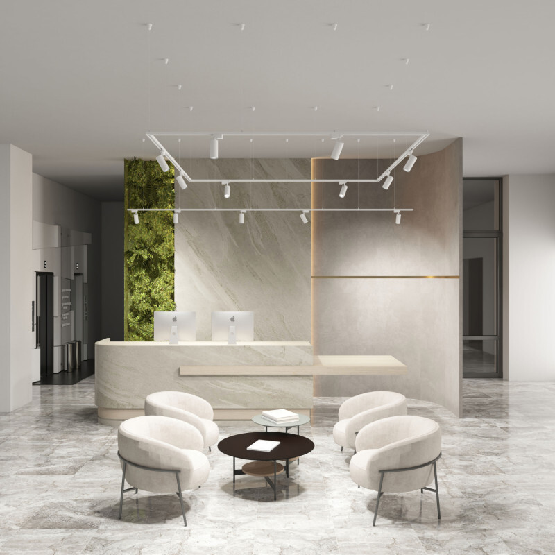 Трековый однофазный светильник Denkirs Solid Koper DK6452-WH