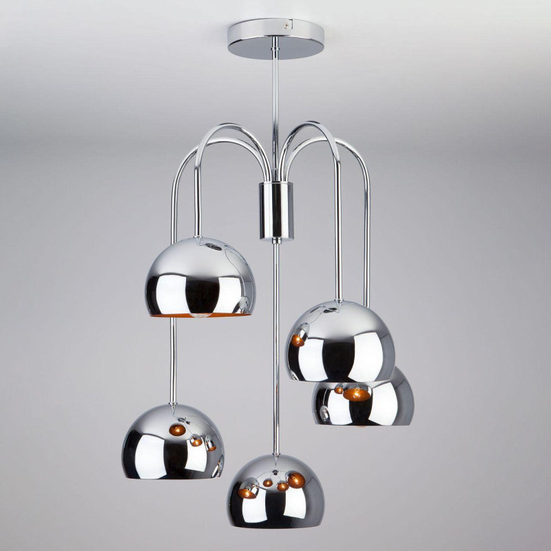 Подвесная люстра Eurosvet Solario 70067/5 хром