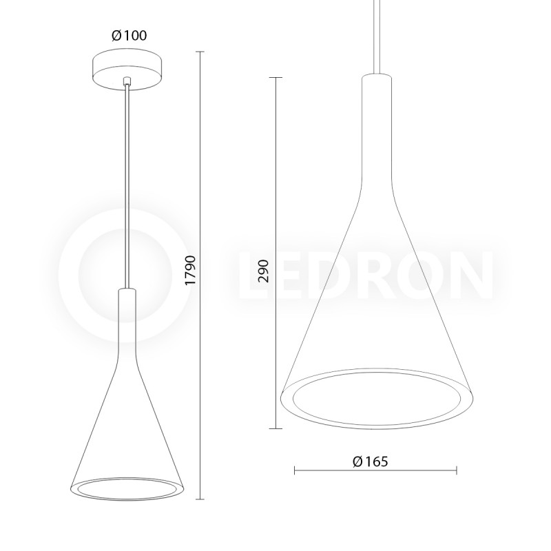 Подвесной светильник LeDron 2602C 00000013338