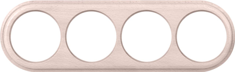 Рамка Legend на 4 поста беленый дуб WL15-frame-04 4690389117268