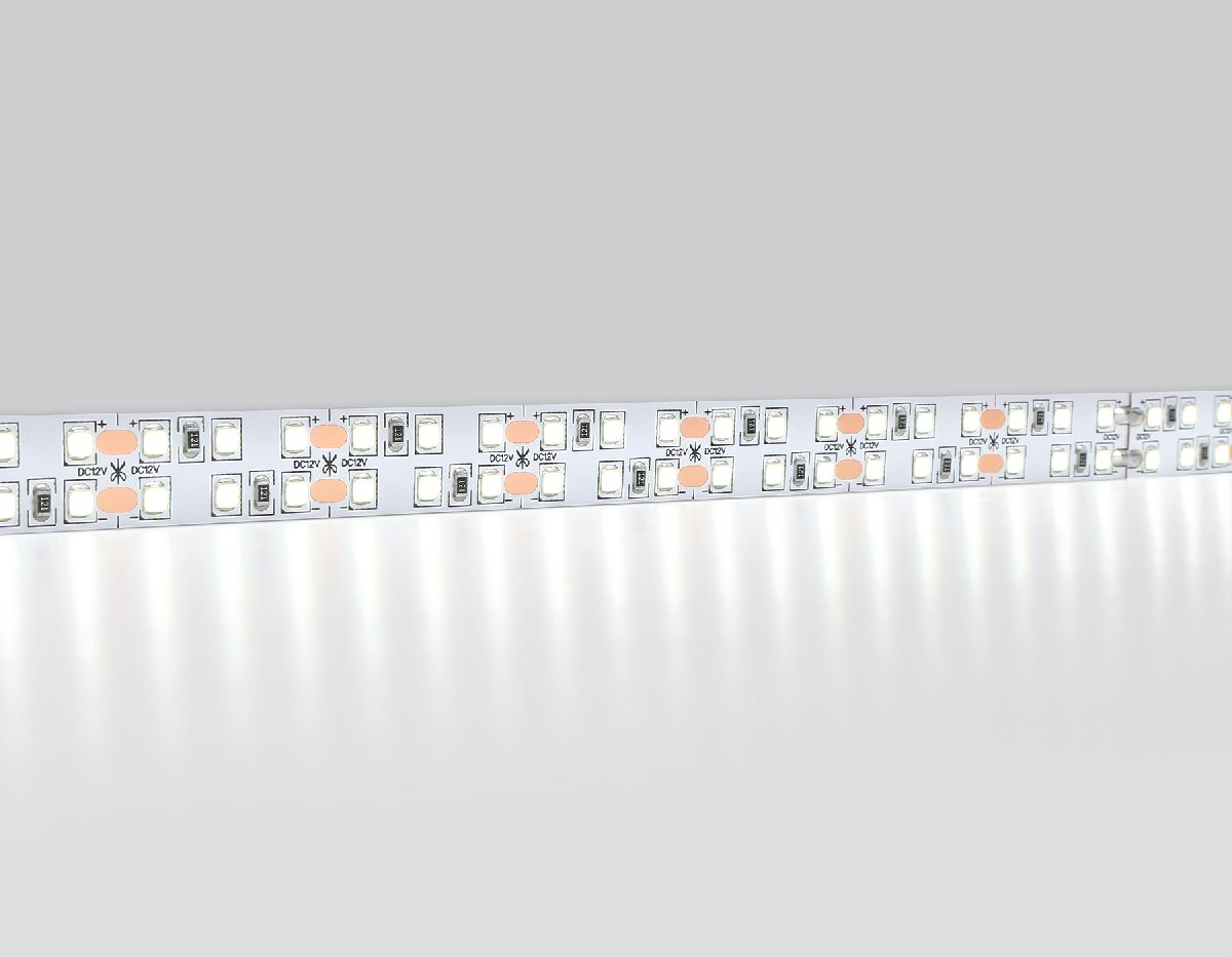 Светодиодная лента двухрядная Ambrella Light LED Strip 12В 2835 24Вт/м 6500K 5м IP20 GS1703