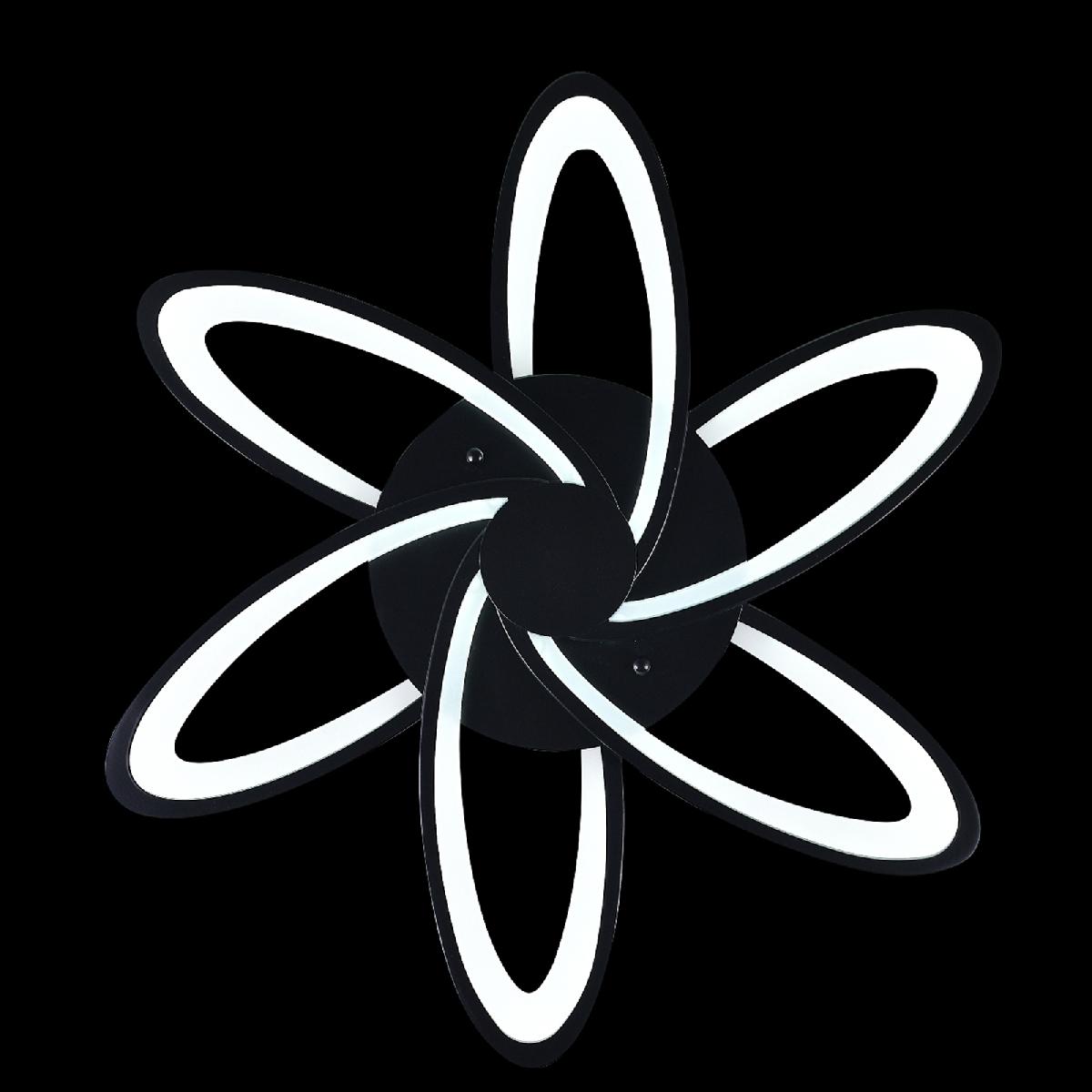 Потолочная люстра Natali Kovaltseva HIGH-TECH LED LAMPS 82008 BLACK