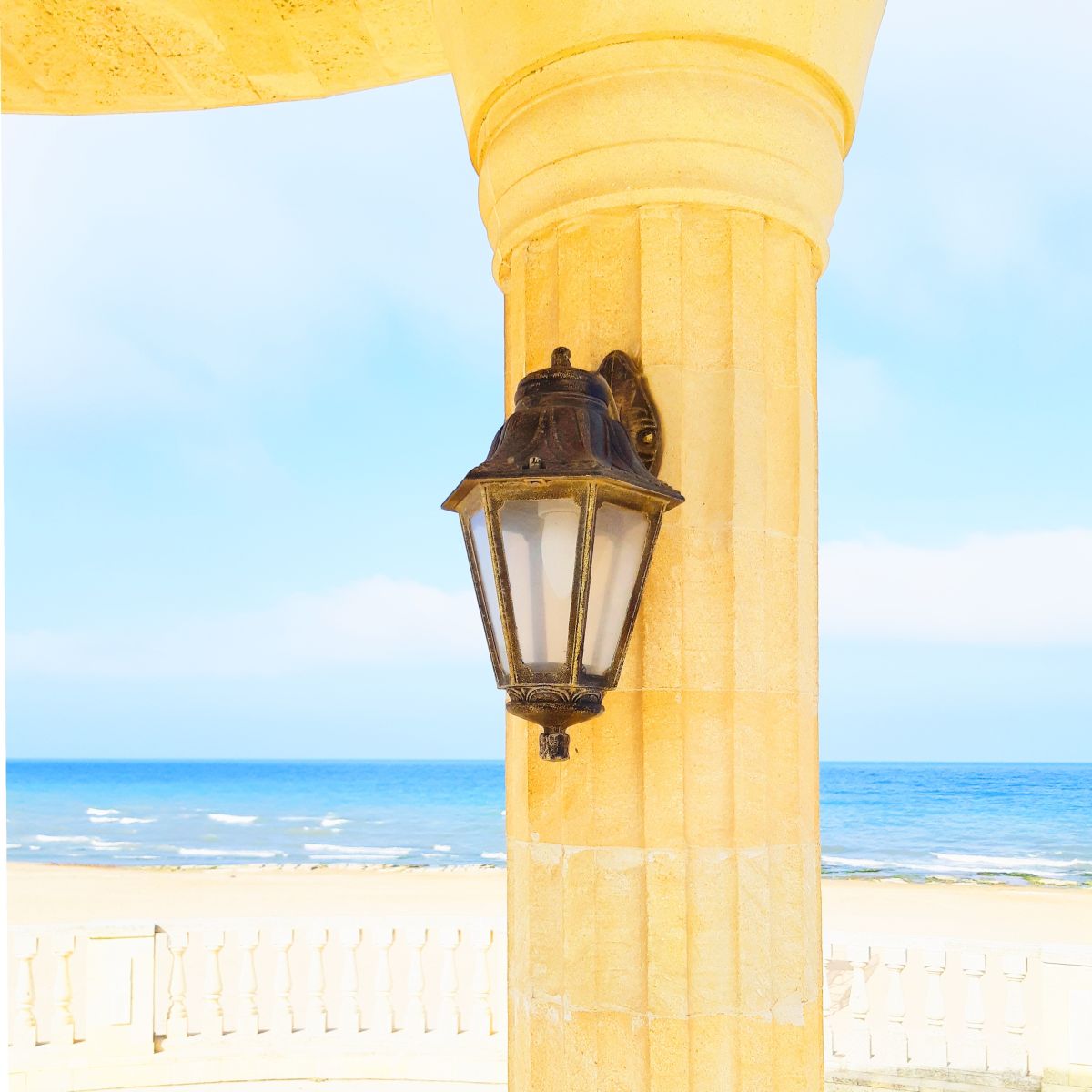 Уличный настенный светильник Fumagalli BISSO/ANNA E22.131.000.BXE27