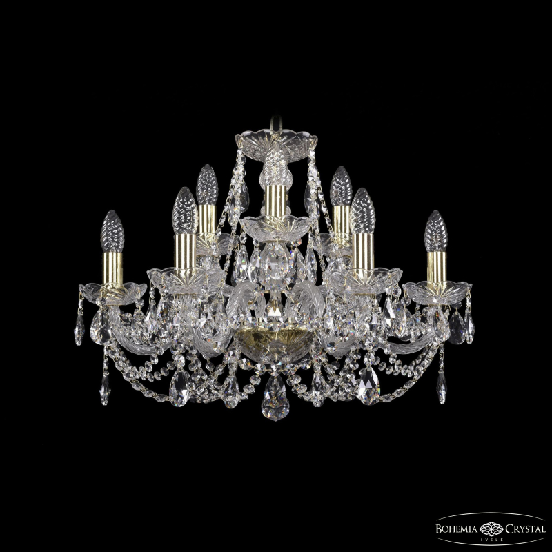 Подвесная люстра Bohemia Ivele Crystal 1406/6+3/195 G
