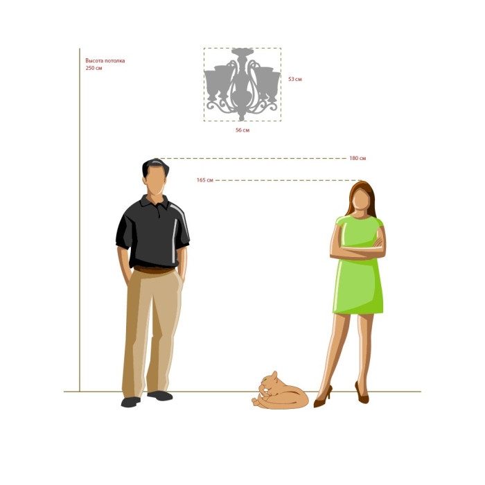 Потолочная люстра Chiaro Версаче 254013605