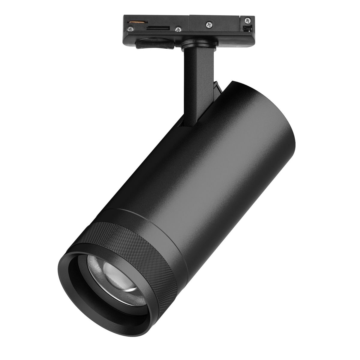 Трековый светильник для однофазного/трехфазного шинопровода Barra 20-55G с тонким адаптером Lightstar Canno Pro C4207SS