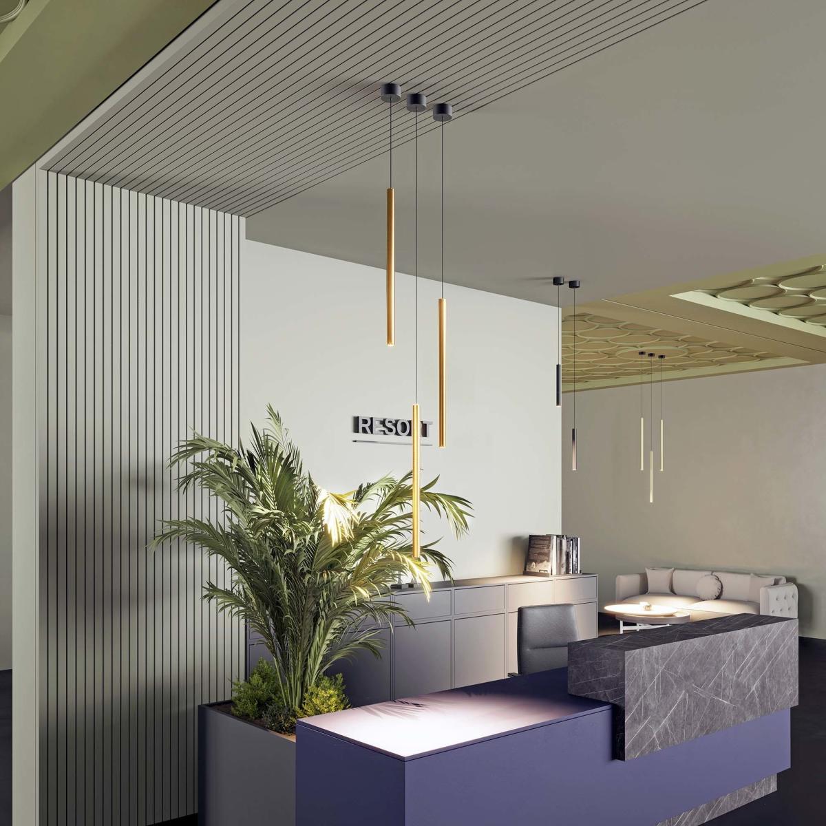 Подвесной светильник Arlight SP-PIPE-HANG-L300-R30-9W Warm3000 (BK, 24 deg, 230V) 038609