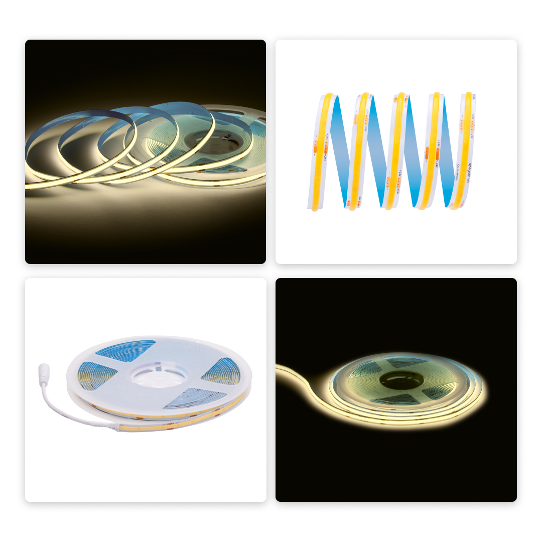 Светодиодная лента Apeyron 24В COB 15Вт/м 3000К 10м IP20 00-483