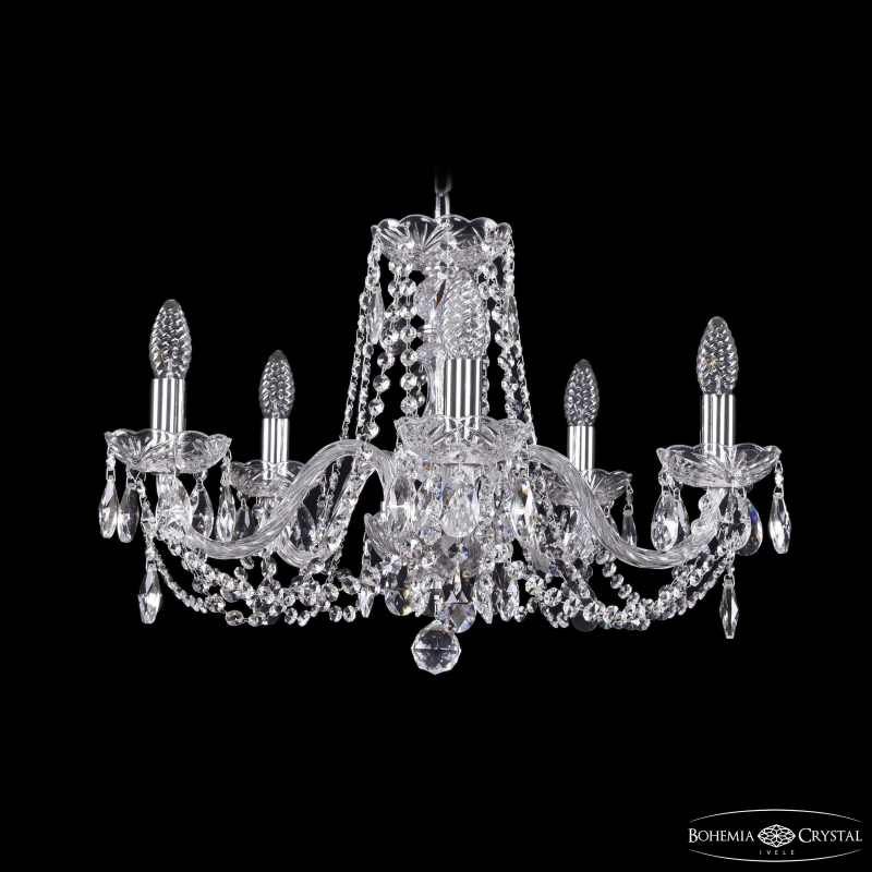 Подвесная люстра Bohemia Ivele Crystal 1402/5/195 Ni
