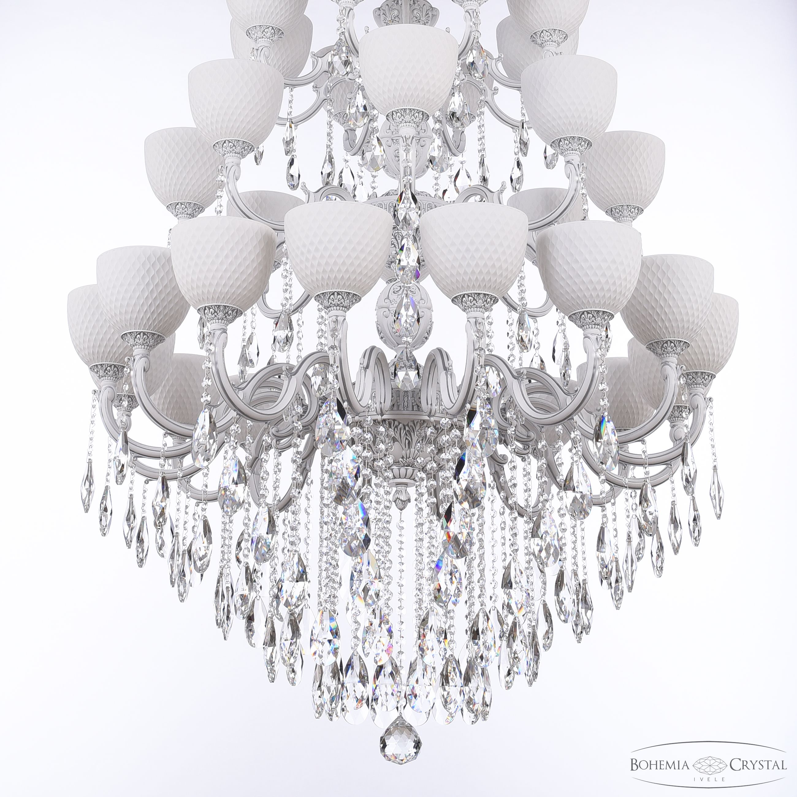 Подвесная люстра Bohemia Ivele Crystal AL78101/16+8+8/300/3d B WMN P1 U Wave