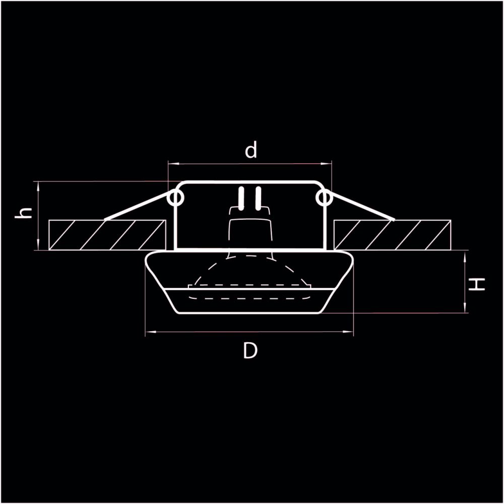 Встраиваемый светильник Lightstar Fritella 002700