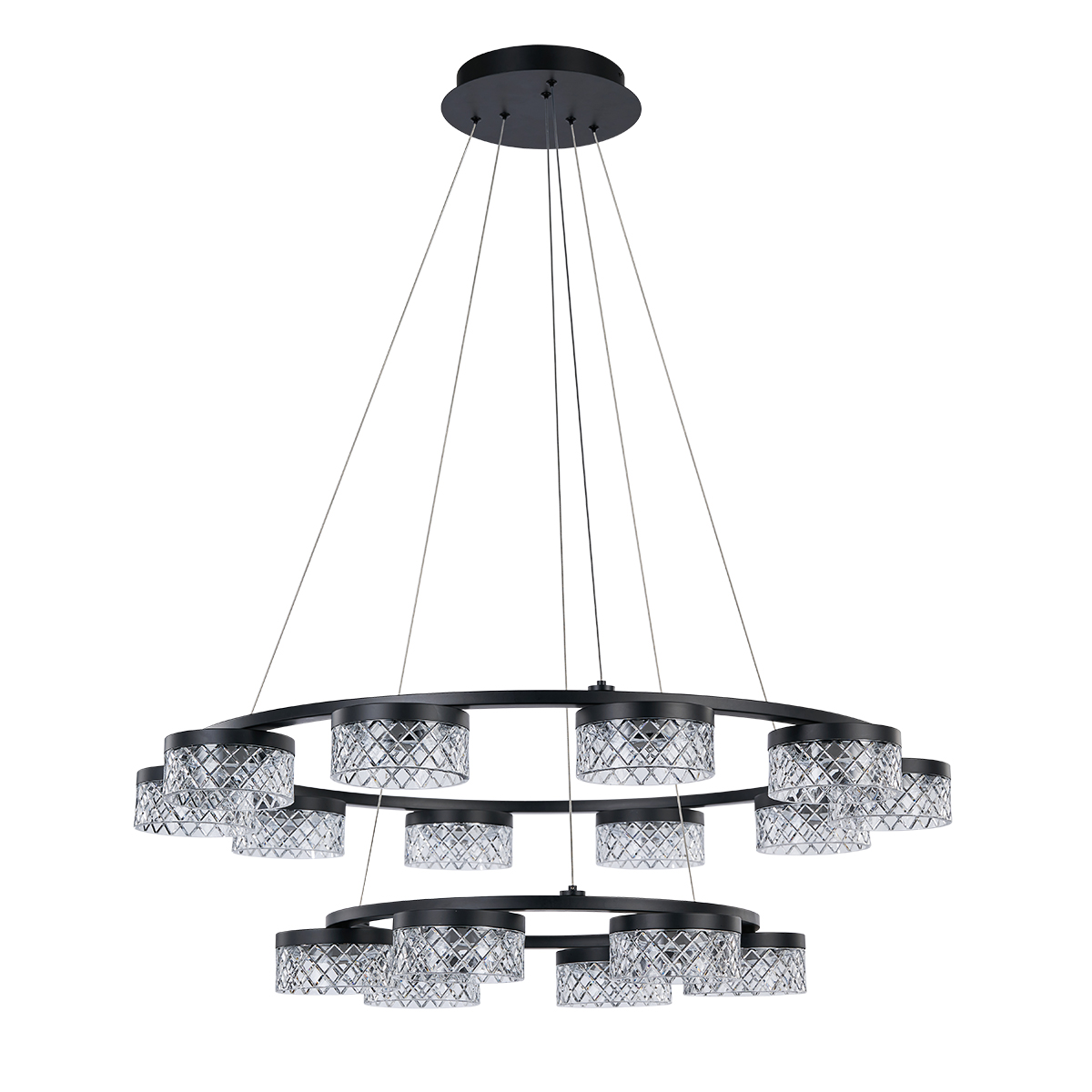 Подвесная люстра Delight Collection MD21020075 MD21020075-16B matt black