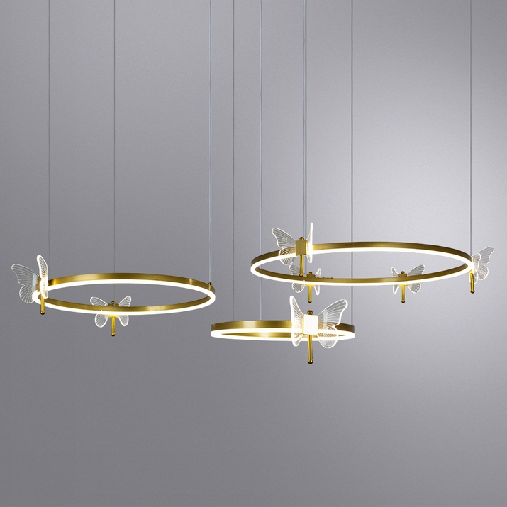 Подвесная люстра Arte Lamp Darcy A2187LM-3GO