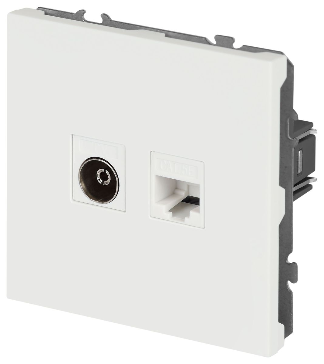 Розетка Эра Galaxy 15-3110-08 комбинированная RJ45+TV IP20 белый матовый Б0070790