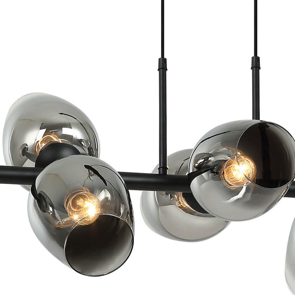 Подвесная люстра Lumien Hall Меган 4036/8P-BK-COP