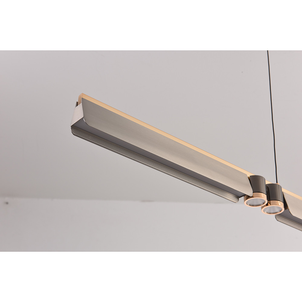 Подвесной светильник iLedex Vision 9309D-1200-2 GR+BK