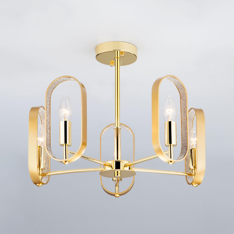 Потолочная люстра Eurosvet Maglia 60077/5 золото