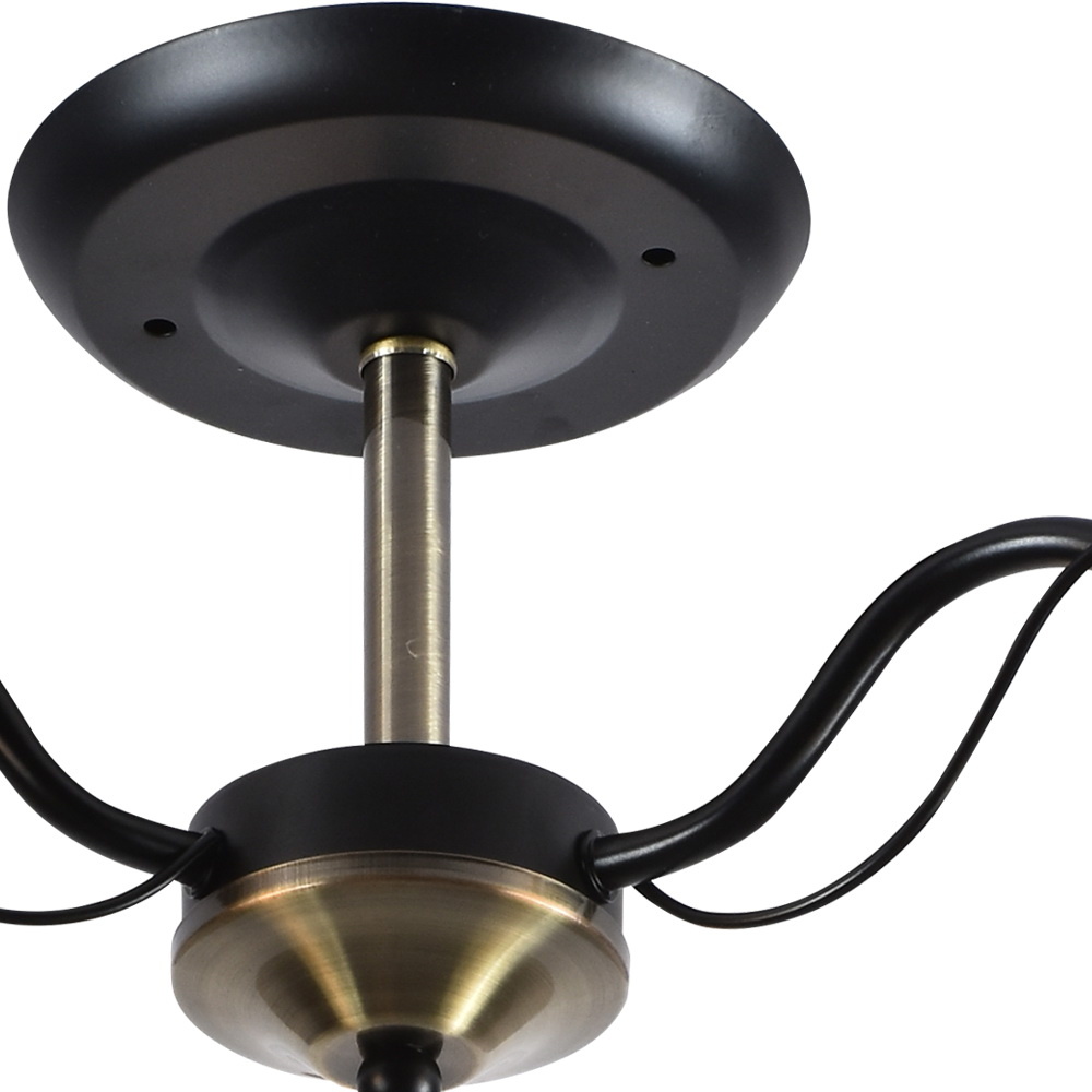 Люстра на штанге Reluce 01265-0.3-03B BK+AB