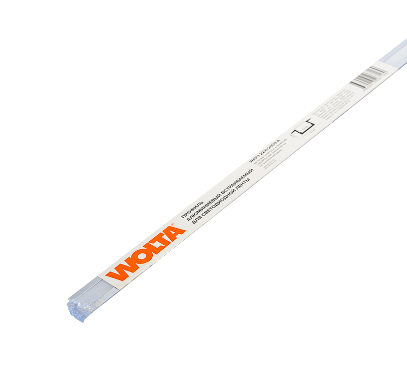 Профиль алюминиевый встраиваемый Wolta WAP-I-22/6/2000-A