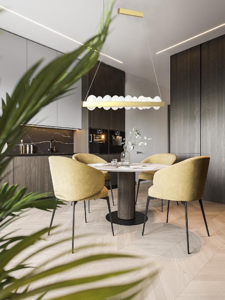 Подвесной светодиодный светильник Milosh tendence 0682CL-36GD