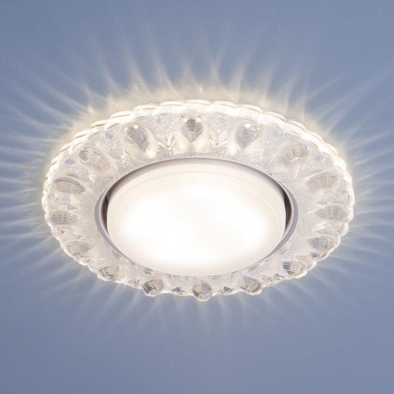 Встраиваемый светильник Elektrostandard 3026 GX53 CL прозрачный 4690389129575