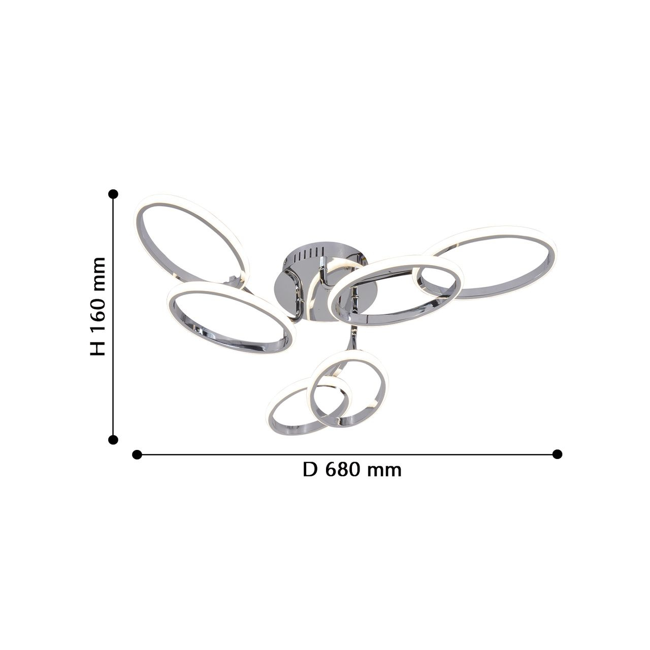 Потолочная светодиодная люстра F-Promo Foramina 2377-6U