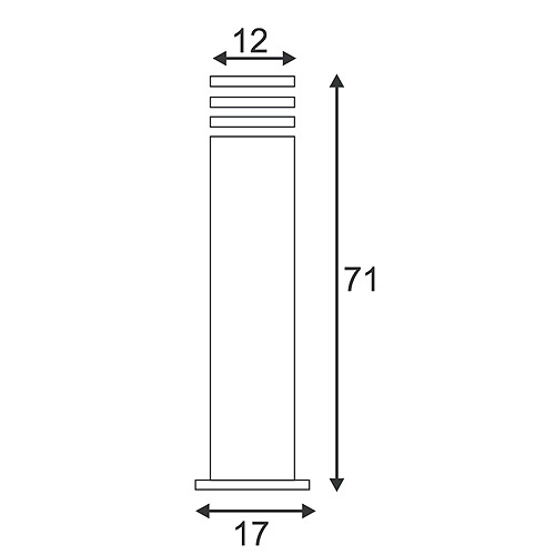 Уличный светильник SLV Rusty 229421