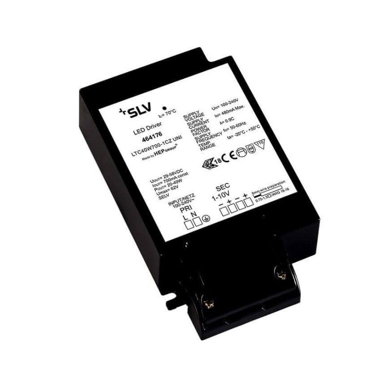 Драйвер SLV 29-58V 20-40W IP20 0,7A 464176