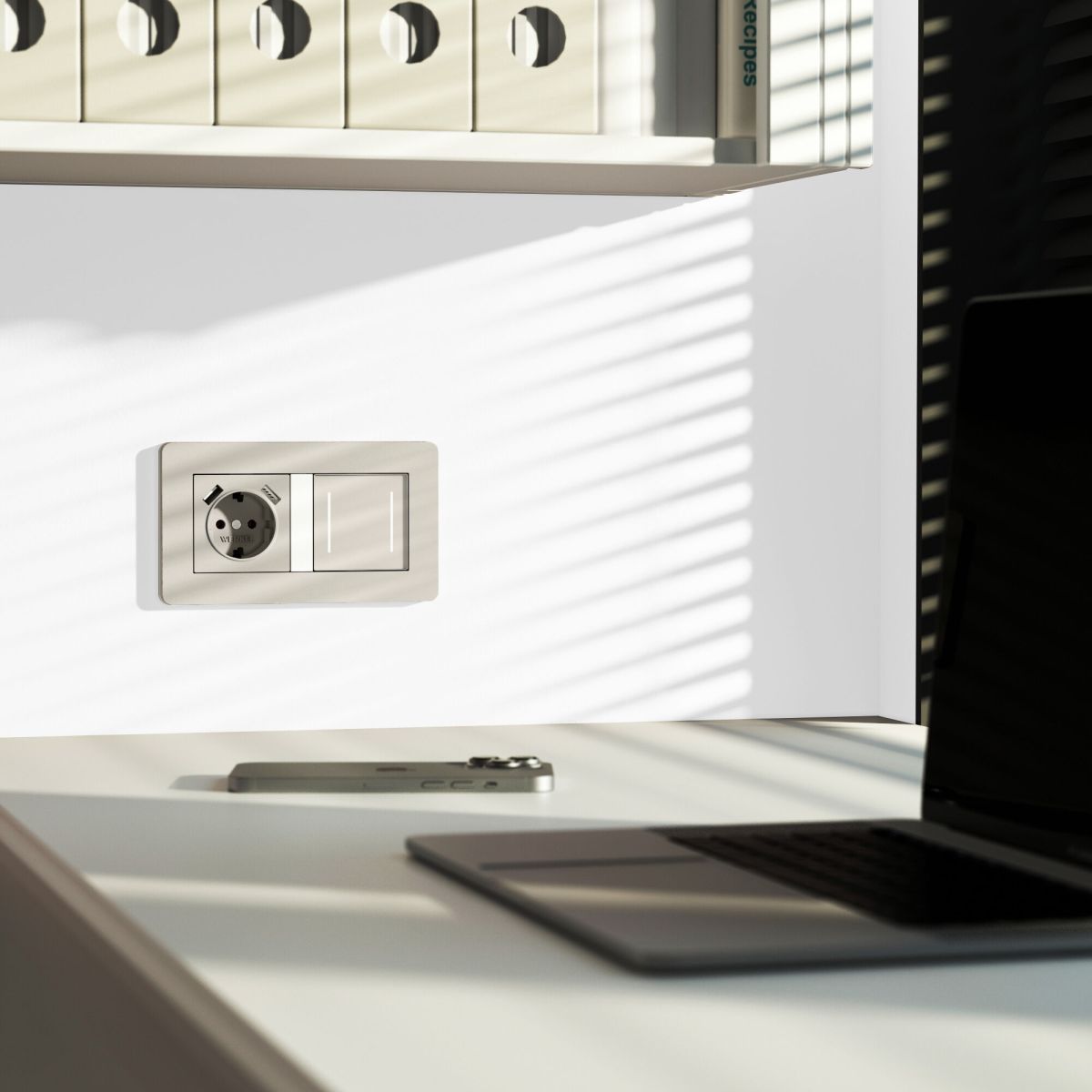 Выключатель умный сенсорный двухклавишный Werkel W4523641 4690389213939 a069765