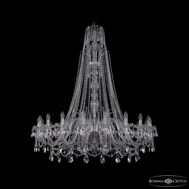Подвесная люстра Bohemia Ivele Crystal 1411/20/460/XL-154 Ni