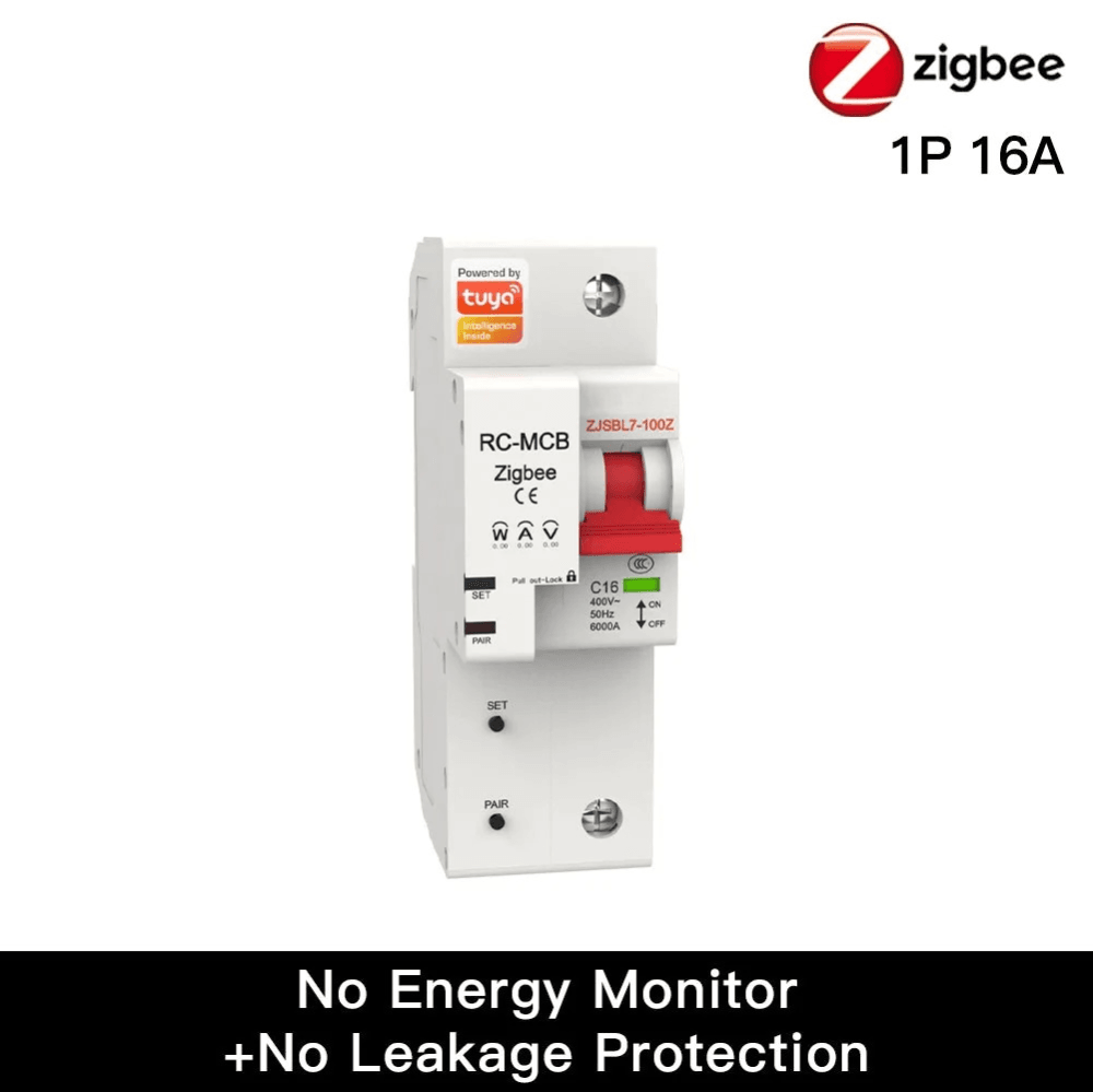 Выключатель Moes Zigbee circuit breaker 1P 16A ZCB-SC-1P16
