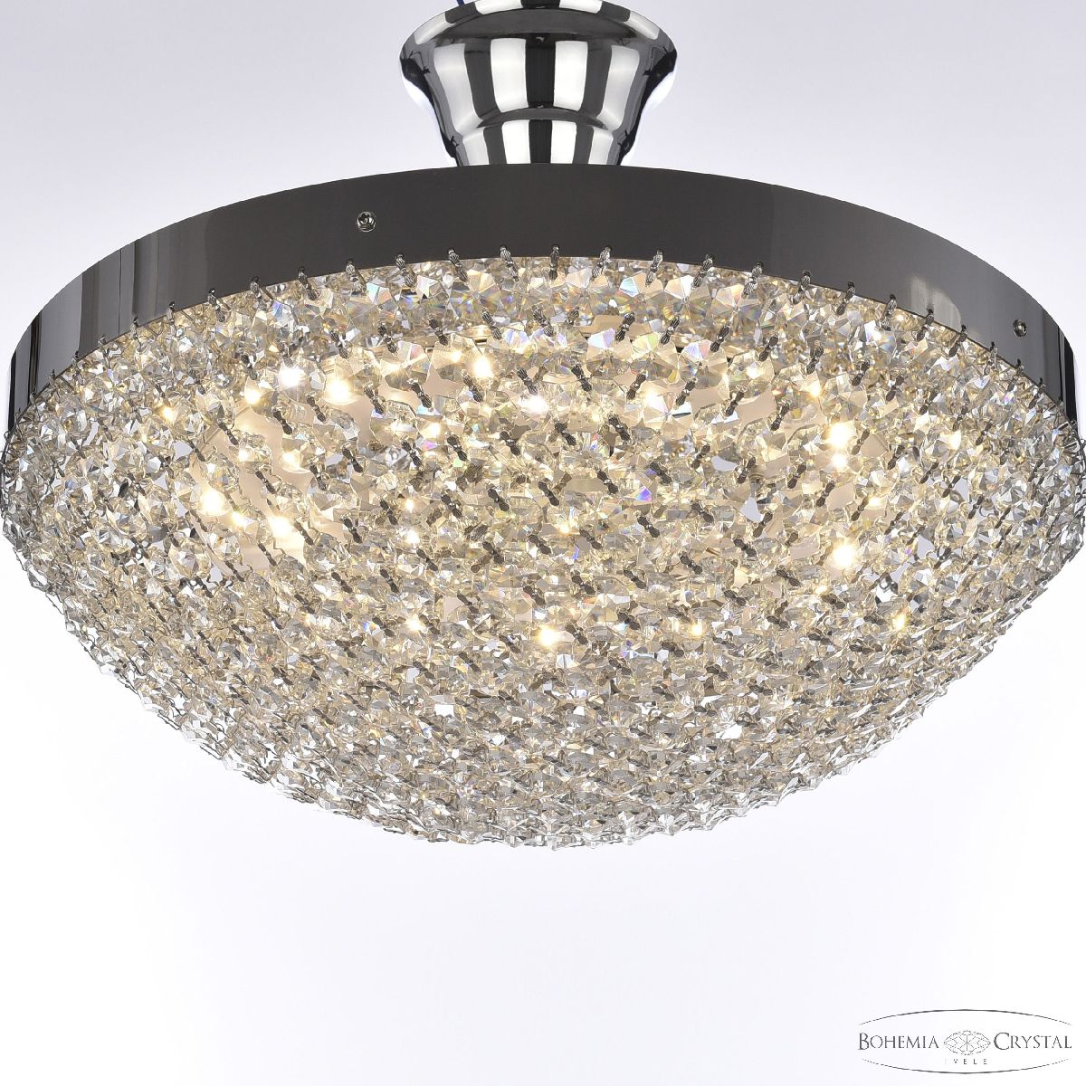Потолочная люстра Bohemia Ivele Crystal 19321/35NZ/LED-DIM Ni