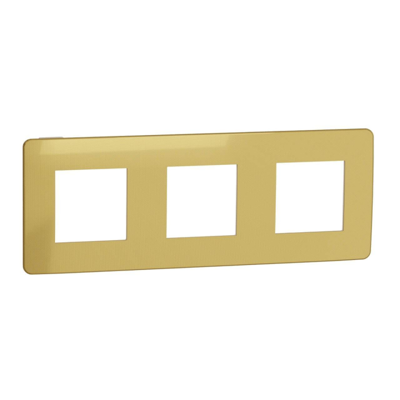 Рамка 3-постовая Schneider Electric Unica New NU280660