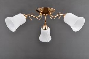 Потолочная люстра Elvan LU-38019/3A-E27-Gl+Wh