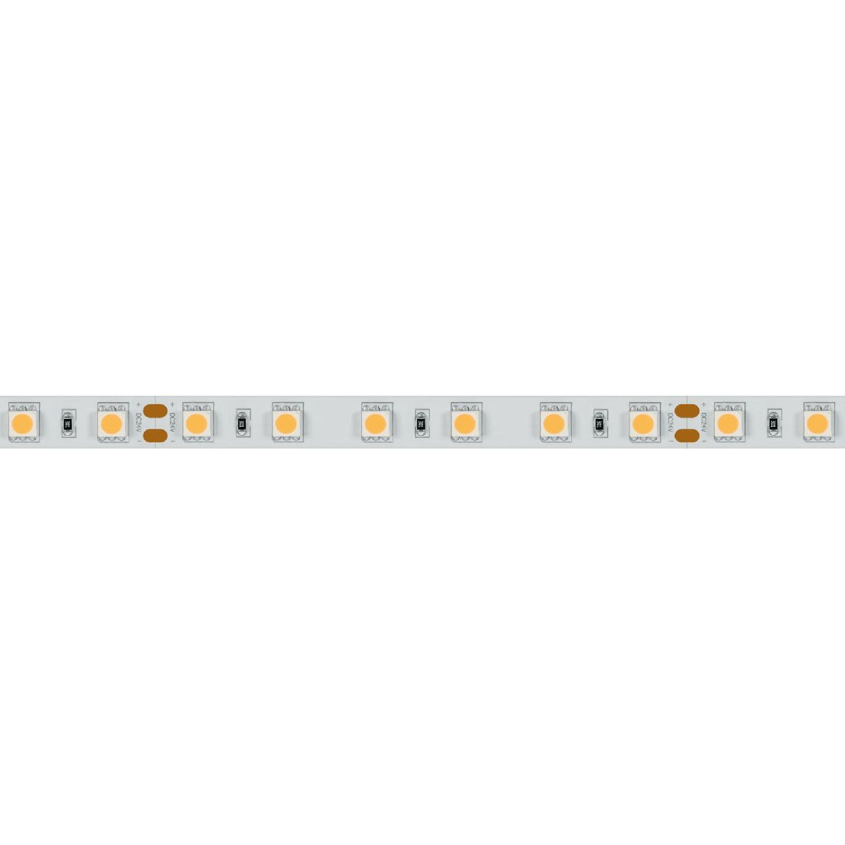 Светодиодная лента Arlight RT 2-5000 24V Warm2700 2x (5060, 300 LED, LUX) (14.4 Вт/м, IP20) 008828