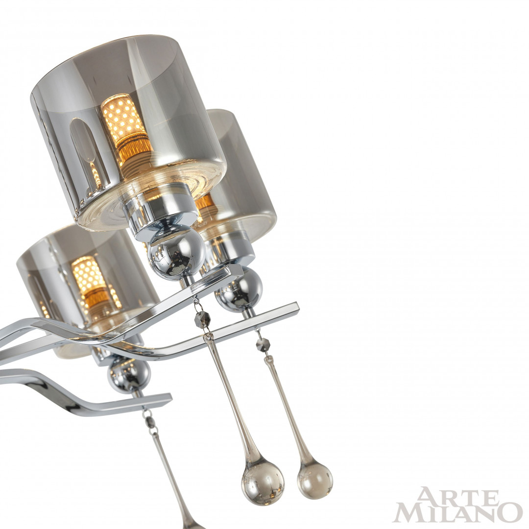 Подвесная люстра Arte Milano Neapolis 279207/8 Ni