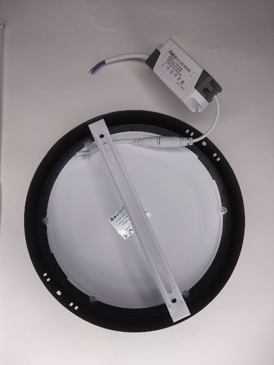 Настенно-потолочный светильник Elvan NLS-702R-18W-NH-Bk