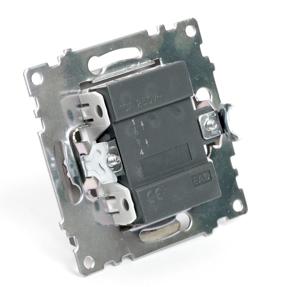 Выключатель 1-клавишный Stekker Катрин GLS10-7101-04 49022